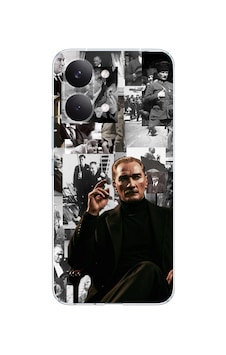 Poco X8 Pro Max Uyumlu Mustafa Kemal Atatürk Kolajları Baskılı Silikon Kılıf Renkli Poco X8 Pro Max Uyumlu Mustafa Kemal Atatürk Kolajları Baskılı Silikon Kılıf Renkli