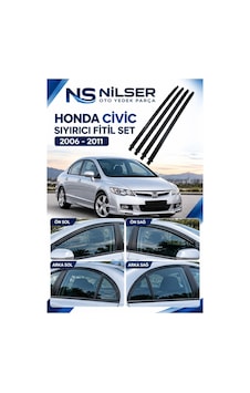 Honda Civic Sıyırıcı Fitil Fd6 Kasa 4 Kapı Set 2006-2011 Honda Civic Sıyırıcı Fitil Fd6 Kasa 4 Kapı Set 2006-2011