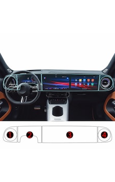 Mercedes Glb Uyumlu Dijital Gösterge Ve Navigasyon 9h Nano Ekran Koruyucu 4 Lü Set 2026-2027 Mercedes Glb Uyumlu Dijital Gösterge Ve Navigasyon 9h Nano Ekran Koruyucu 4 Lü Set 2026-2027