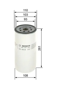 Bosch F026407043 Yag Filtresi 10120104000000w 101201081df 101201081dm