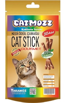 Catmozz Stick Gourmet Karışık Kediler İçin Ödül Çubuğu 30'lu Catmozz Stick Gourmet Karışık Kediler İçin Ödül Çubuğu 30'lu