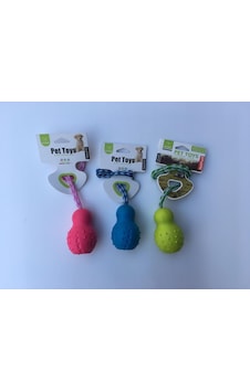 Nunbell 9 x 6 CM Zilli Diş İpi Köpek Oyuncağı Çok Renkli Nunbell 9 x 6 CM Zilli Diş İpi Köpek Oyuncağı Çok Renkli