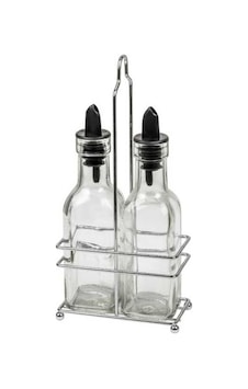 2 Li Set Yağdanlık Takımı Cam Yağlık Sirkeli 200 Ml Metalik Gri 2 Li Set Yağdanlık Takımı Cam Yağlık Sirkeli 200 Ml Metalik Gri