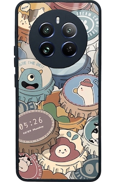 Oppo Realme 12 Pro Crown Cap Tasarımlı Glossy Telefon Kılıfı Çok Renkli Oppo Realme 12 Pro Crown Cap Tasarımlı Glossy Telefon Kılıfı Çok Renkli