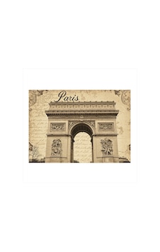 Paris Zafer Takı Eskizi Modern Ahşap Tablo Paris Zafer Takı Eskizi Modern Ahşap Tablo