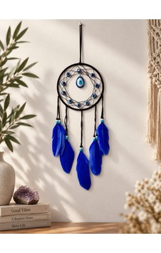 Motifli Düş Kapanı Rüya Kapanı Dream Catcher Mavi Tüylü Bohem Duvar Süsü Bohem El Yapımı Nazar Boncuklu Düş Kapanı Motifli Düş Kapanı Rüya Kapanı Dream Catcher Mavi Tüylü Bohem Duvar Süsü Bohem El Yapımı Nazar Boncuklu Düş Kapanı