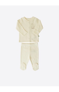 Kitikate Organik New Basic Pijama Takımı Natural Krem Kitikate Organik New Basic Pijama Takımı Natural Krem