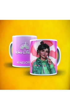 Veneloppe Baskılı Kupa Bardak Beyaz Veneloppe Baskılı Kupa Bardak Beyaz