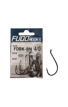 Fudo 6301 No:4/0 Fudo Beak Black Nikel Olta İğnesi 5 Adet Fudo 6301 No:4/0 Fudo Beak Black Nikel Olta İğnesi 5 Adet