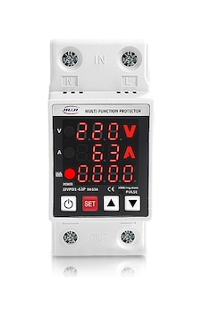 Jıujı Enerji Ölçerli Gerilim Ve Akım Koruma Rölesi Voltaj Ve Akım Koruyucu 63a Jıujı Enerji Ölçerli Gerilim Ve Akım Koruma Rölesi Voltaj Ve Akım Koruyucu 63a