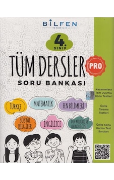 Bilfen Yayınları 4.sınıf Tüm Dersler Pro Soru Bankası
