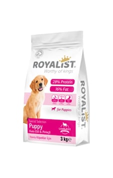 Royalist Kuzu Etli Pirinçli Yavru Köpek Maması 3 KG