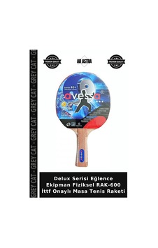 Delux Serisi Eğlence Ekipman Fiziksel Rak-600 İttf Onaylı Masa Tenis Raketi Delux Serisi Eğlence Ekipman Fiziksel Rak-600 İttf Onaylı Masa Tenis Raketi