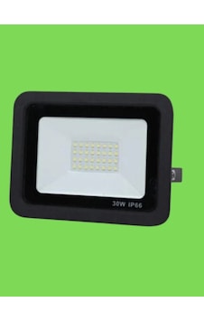 30 Watt Siyah Slim Kasa Yeşil Işık Ip65 Led Projektör 30 Watt Siyah Slim Kasa Yeşil Işık Ip65 Led Projektör