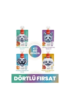 Wanpy Köpek Et Ezmesi 4 Çeşit Wanpy Köpek Et Ezmesi 4 Çeşit