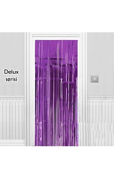 Go İthalat Işıltılı Duvar Ve Kapı Perdesi Mor Renk 90x200 Cm 0-99 Go İthalat Işıltılı Duvar Ve Kapı Perdesi Mor Renk 90x200 Cm 0-99