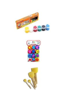 Rich Funny Kids 25 Ml Parmak Boyası Eva Baskı Set 3'Lü