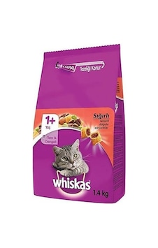 Whiskas Biftekli Yetişkin Kedi Maması 1400 G Whiskas Biftekli Yetişkin Kedi Maması 1400 G