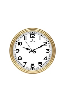 Duvar Saati -gold Sku: Zeusb08kjkgd7c 0240-beyaz-şekilli-48cm