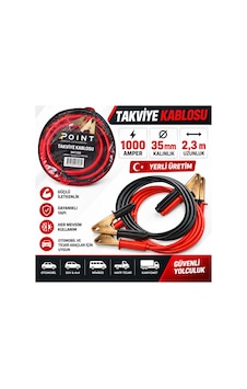 Takviye Kablosu 35 Mm 2,3 Mtr 1000 Amper Yerli - 639038643