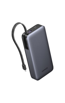 Ugreen Nexode 20.000 Mah 45w Dahili Kablolu Hızlı Şarj Powerbank, 55988b Gri Ugreen Nexode 20.000 Mah 45w Dahili Kablolu Hızlı Şarj Powerbank, 55988b Gri