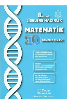 Dna Yayınları 8.Sınıf Matematik 10 Lu Deneme Dna Yayınları 8.Sınıf Matematik 10 Lu Deneme