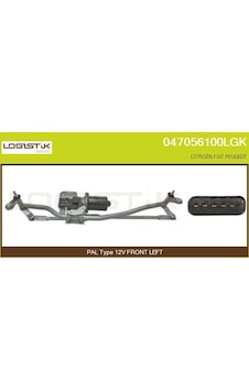 Silecek Mekanizması - Fiat Ducato - Teknoparts-fısmk007 Silecek Mekanizması - Fiat Ducato - Teknoparts-fısmk007