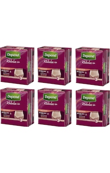 Depend Emici Külot Kadın 54 Adet Büyük Large Beden 9Lu 6 Paket Depend Emici Külot Kadın 54 Adet Büyük Large Beden 9Lu 6 Paket