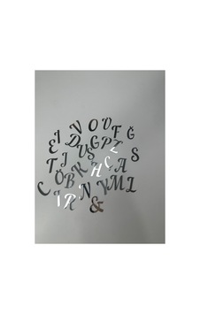 Pleksi Alfabe Harfler Tüm Alfabe Yapışkanlı Gümüş Renk 3 Cm Silver Tüm Yaşlar Pleksi Alfabe Harfler Tüm Alfabe Yapışkanlı Gümüş Renk 3 Cm Silver Tüm Yaşlar