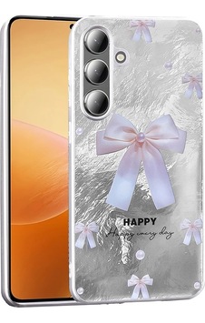 Galaxy Uyumlu S25 Plus Kılıf Desenli Zore Mep Kapak İncili Fiyonk Galaxy Uyumlu S25 Plus Kılıf Desenli Zore Mep Kapak İncili Fiyonk