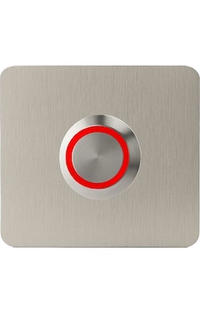Lockway Z-401k Paslanmaz 304 Kare Zil Butonu 52x52mm Kırmızı Led Lockway Z-401k Paslanmaz 304 Kare Zil Butonu 52x52mm Kırmızı Led