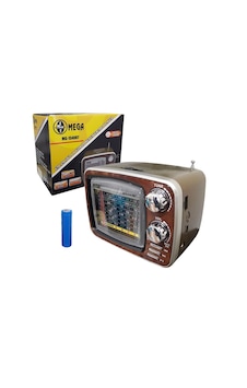 Mega MG-1540BT USB-BT -AUX Şarjlı Nostalji Radyo