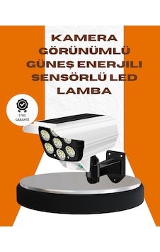 Mey İthalat Solar Şarjlı Kamera Tasarımlı Led Duvar Lambası Hareket Sensörlü Dış Mekan Aydınlatma Diğer Mey İthalat Solar Şarjlı Kamera Tasarımlı Led Duvar Lambası Hareket Sensörlü Dış Mekan Aydınlatma Diğer