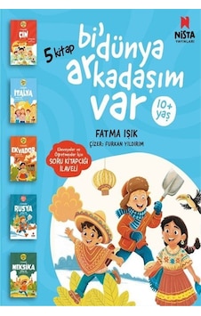 Bi' Dünya Arkadaşım Var 5 Kitap+soru Kitapçığı / Fatma Işık Bi' Dünya Arkadaşım Var 5 Kitap+soru Kitapçığı / Fatma Işık