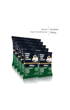 Shazel Hazır Türk Kahvesi Naneli 100 Gr 10 Paket Shazel Hazır Türk Kahvesi Naneli 100 Gr 10 Paket