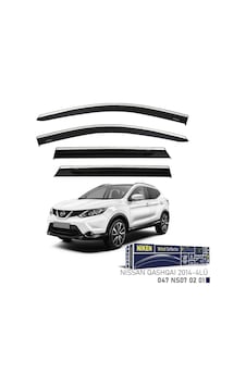 Niken Nissan Qashqai 2014- Kromlu Cam Rüzgarlığı 4 Lü
