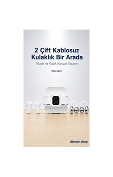 Osm-ne11 2 Çift Kablosuz Bluetooth 5.4 Kulaklık Klasik Ve Kulak Kancalı Beyaz - 904091696 Osm-ne11 2 Çift Kablosuz Bluetooth 5.4 Kulaklık Klasik Ve Kulak Kancalı Beyaz - 904091696