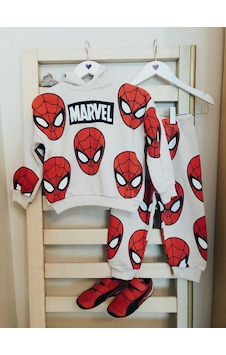 Marvel Kapsonlu Bej Esofman Takım Bej