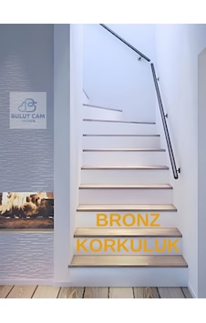 Alüminyum Bronz Merdiven Tutamak, Korkuluk Yaşlı Engelli Duvar Tutamağı 100 Cm Alüminyum Bronz Merdiven Tutamak, Korkuluk Yaşlı Engelli Duvar Tutamağı 100 Cm