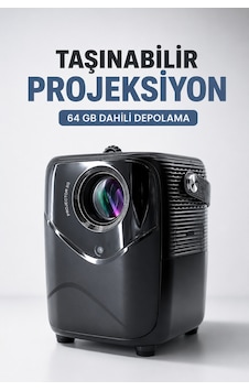 Taşınabilir Projeksiyon 64 Gb Dahili Depolama Çok Renkli Taşınabilir Projeksiyon 64 Gb Dahili Depolama Çok Renkli
