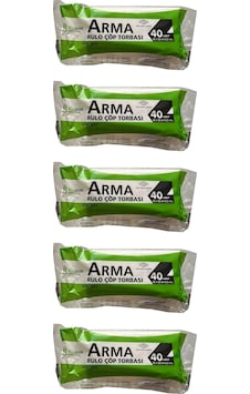 Arma Kimpack Beyaz Mini Boy 40 x 50 CM 20 LÇöp Torbası Poşeti 5 x 40'lı Arma Kimpack Beyaz Mini Boy 40 x 50 CM 20 LÇöp Torbası Poşeti 5 x 40'lı