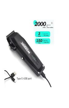 Wmark Ng-125 Şarjlı Kırmızı Saç Kesme Makinesi 7500 Rpm 2000 Mah Ayarlanabilir Profesyonel Clipper 3 Saat Wmark Ng-125 Şarjlı Kırmızı Saç Kesme Makinesi 7500 Rpm 2000 Mah Ayarlanabilir Profesyonel Clipper 3 Saat