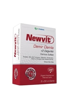 Newvit Demir Damla 2x50 Ml Diğer Newvit Demir Damla 2x50 Ml Diğer