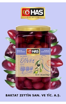 Has Premium Çekirdeksiz Kalamata Zeytin 850 G