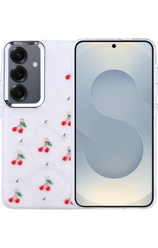 Samsung Uyumlu Galaxy S24 Kılıf Airbag Tasarımlı Simli Şeffaf Zore Kutup Kapak Kiraz Samsung Uyumlu Galaxy S24 Kılıf Airbag Tasarımlı Simli Şeffaf Zore Kutup Kapak Kiraz