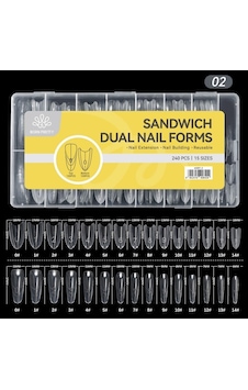 Sandwich Dual Nail Form Oval 63287-2