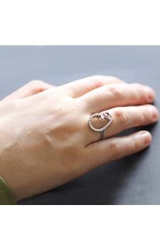 Zirkon Taşlı Pembe Mineli Damla Model Kelebek Tasarım 925 Ayar Gü (531212667) Zirkon Taşlı Pembe Mineli Damla Model Kelebek Tasarım 925 Ayar Gü (531212667)