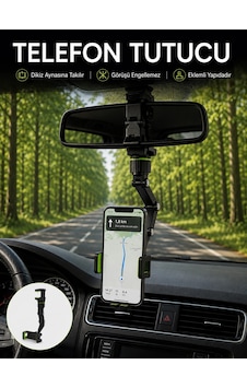 Araç İçi Dikiz Aynası Telefon Tutucu 360 Dönebilen Katlanabilir Diğer 94992575 Araç İçi Dikiz Aynası Telefon Tutucu 360 Dönebilen Katlanabilir Diğer 94992575
