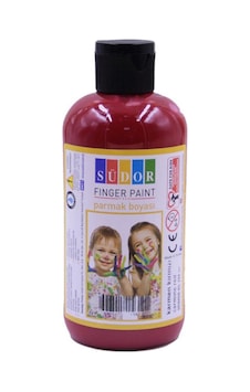 Parmak Boyası 250 Gr 1 Adet Çocuklar İçin Yıkanabilir Parmak Boya Südor Okul Hobi Kreş Etkinlik Kırmızı Parmak Boyası 250 Gr 1 Adet Çocuklar İçin Yıkanabilir Parmak Boya Südor Okul Hobi Kreş Etkinlik Kırmızı