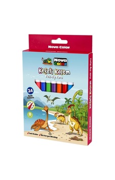 Keçeli Kalem Felt-tip Pens- 24 Lü